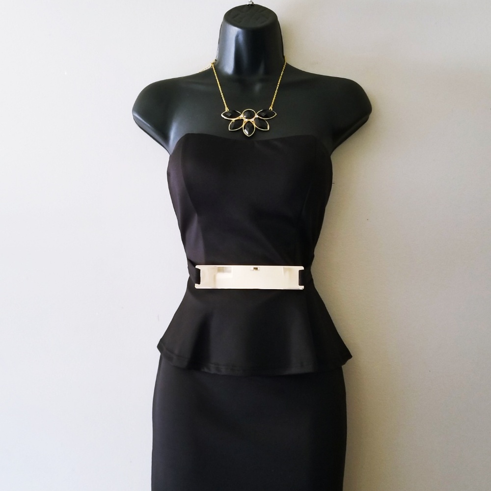 Black Tube Club Cocktail Pary Dress Size Small
